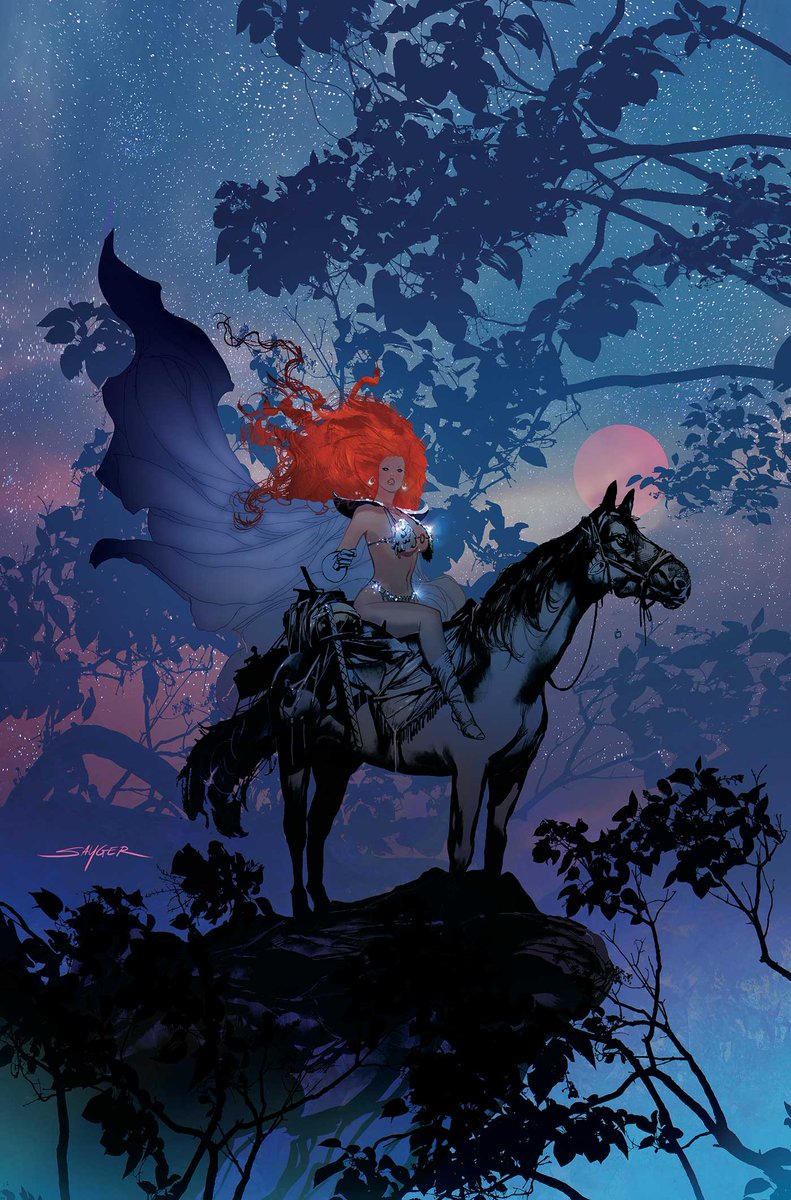 DynamiteComics's tweet photo. Monday is the Final Order Cutoff for Sonja Reborn #6 from Christopher Priest, Alessandro Miracolo and Raffaele Semeraro. Look for the cover by Stuart Sayger. Also available in Virgin.
#redsonja #christopherpriest #alessandromiracolo #raffaelesemeraro #stuartsayger
https://t.co/b7hCp9dXCB