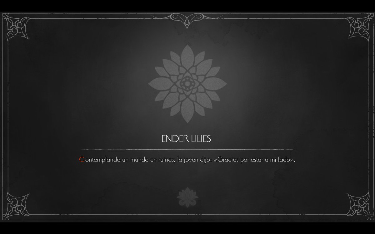 Terminado Ender Lilies