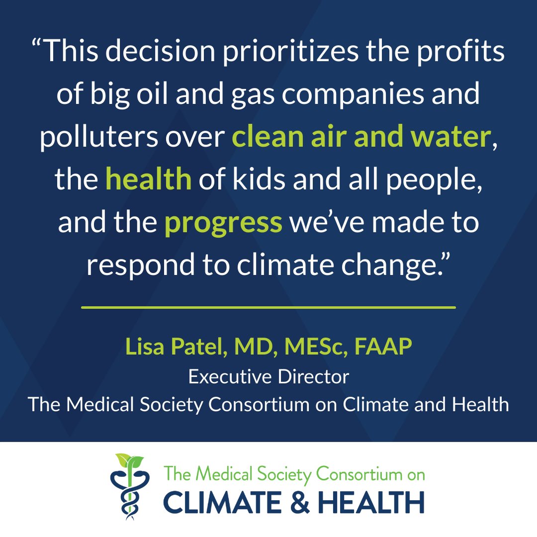 The Medical Society Consortium on Climate & Health tweet media