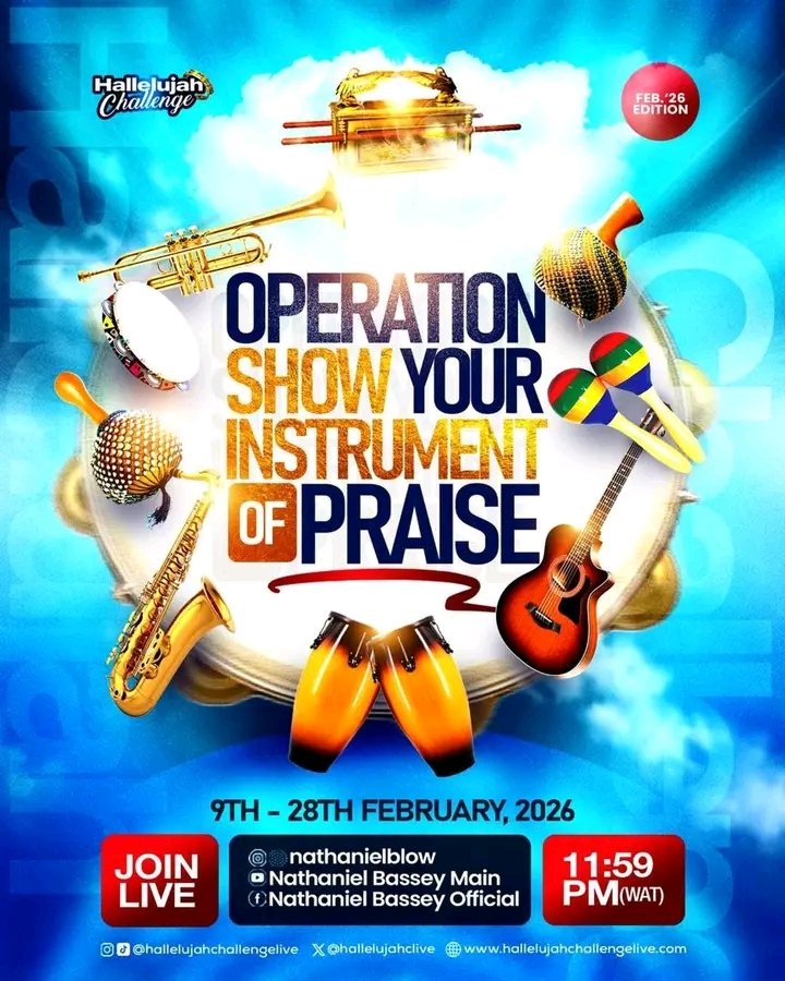 Are you ready for tonight!!!
get set as we go before the King tonight. 
set your alarm now...
#HallelujahChallenge