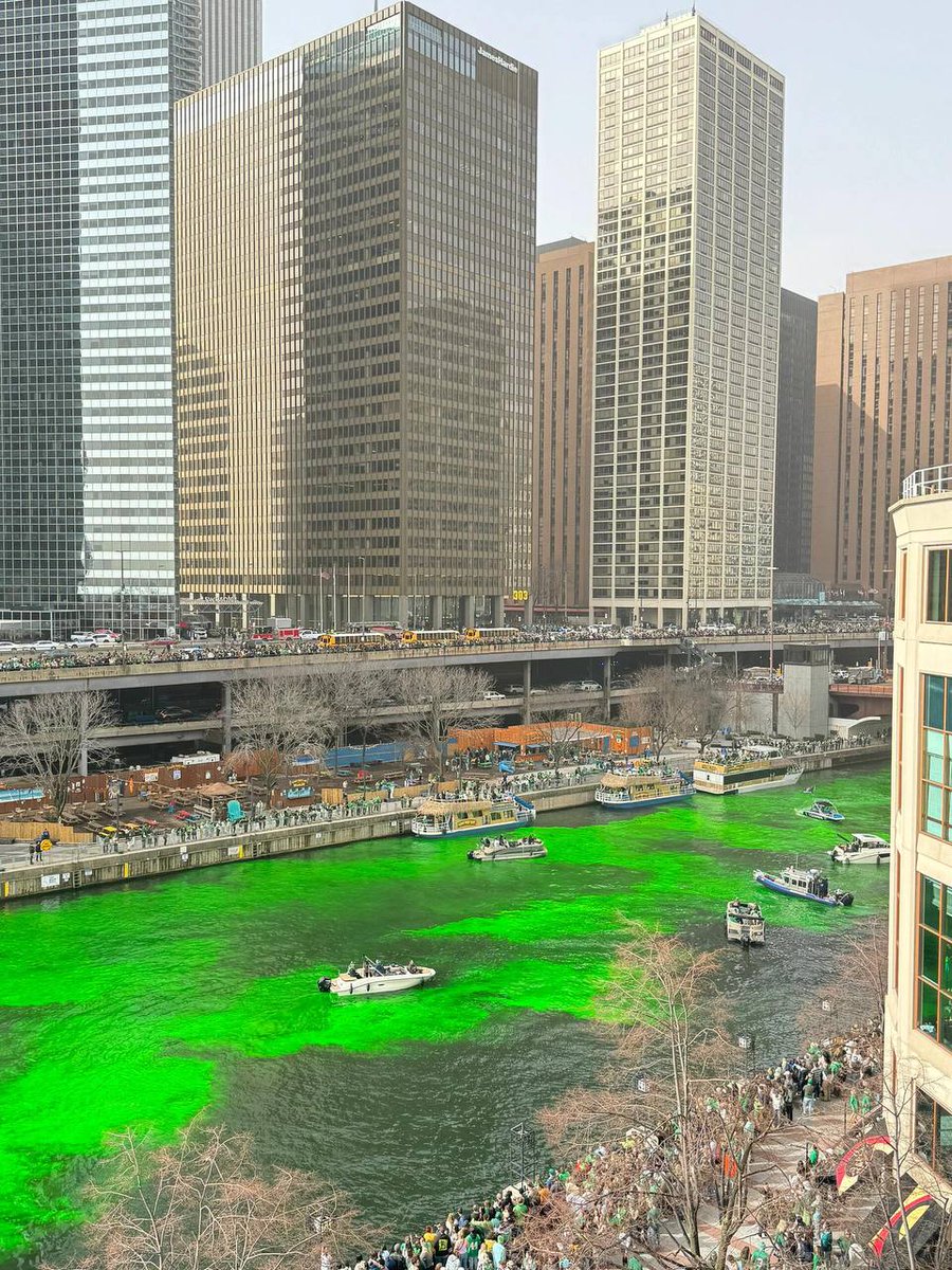This was last year's St. Patrick's Day. I wonder what it will be like this year?