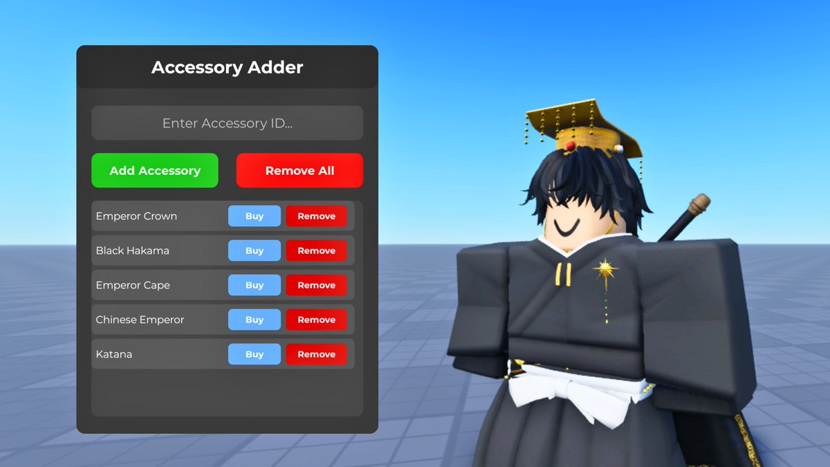 Voidcrafts54251's tweet photo. Accessory Avatar Editor πππ
Unique, high quality and easily Configurable. Purchase through our store in our bio
#voidcraft #roblox #robloxstudio
#Roblox #system #UI #GUI #development #RobloxDevelopment #RobloxDev #RobloxDevs https://t.co/FOlNXcDBEn