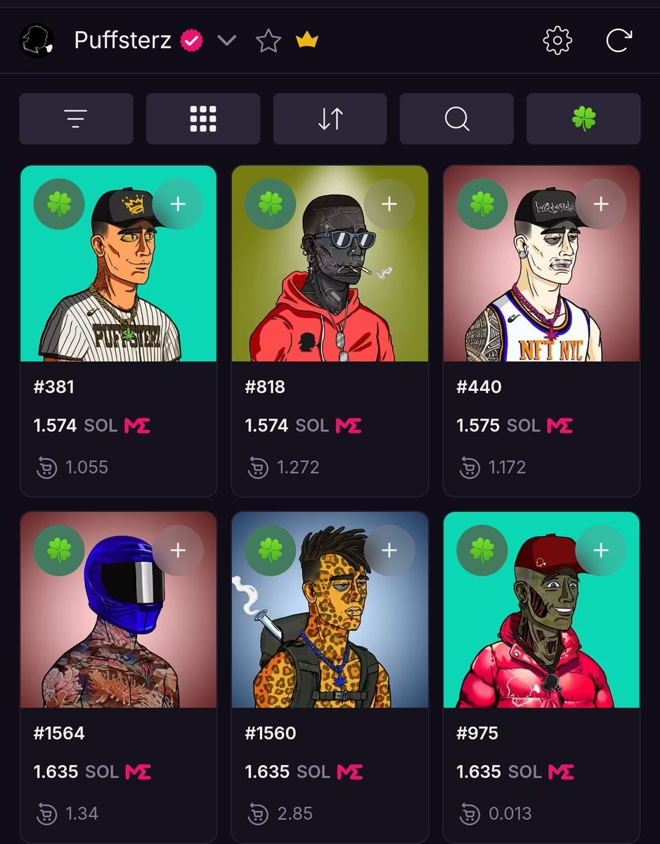 Have you bought a <a href="/puffsterznfts/">Puffsterz💨</a> today????
Better take advantage of the price of SOL to fill your bags.