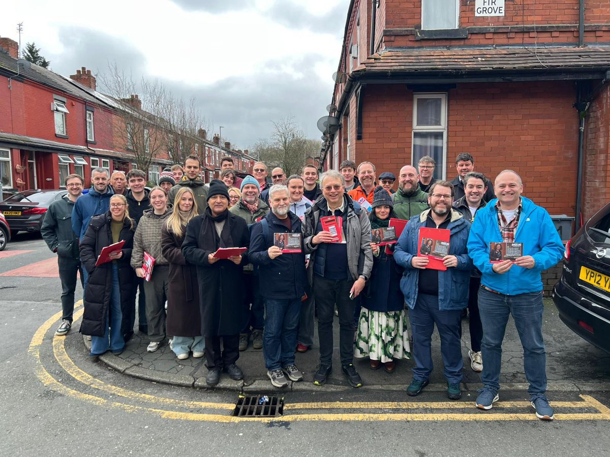 Another great day in Gorton and Denton knocking for the only candidate who’ll be a brilliant local MP.
