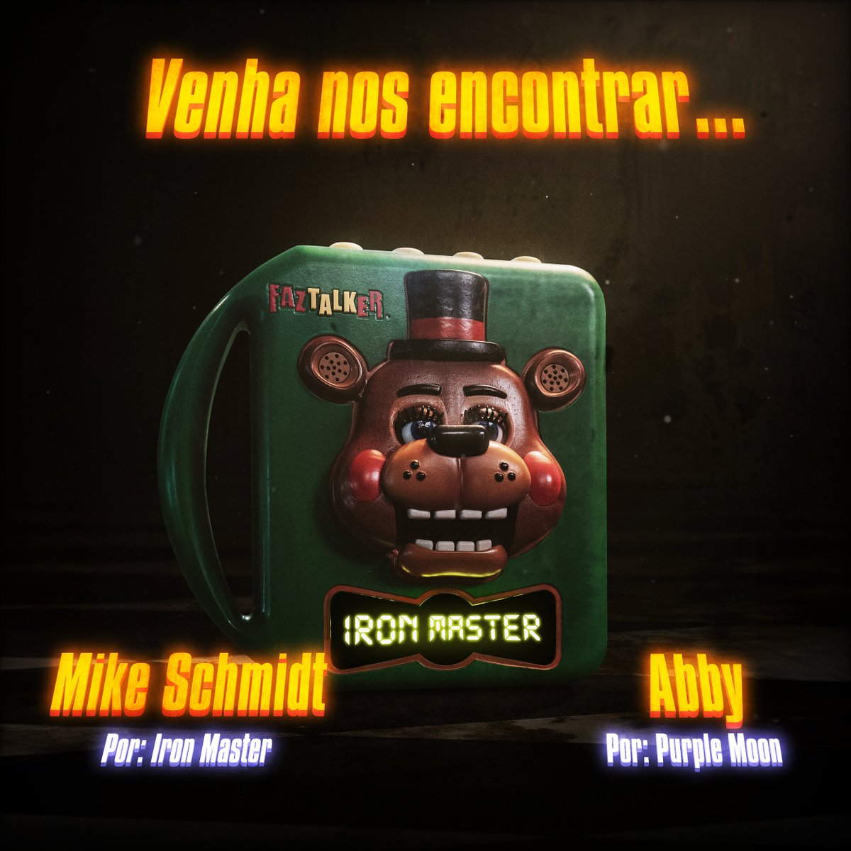 "Ela ainda remanesce" 🎁

Mike: Iron Master
Abby: <a href="/moonpurpleOFC/">PurpleMoon 💜🌙</a> 

🎭 - ✏️ - 🔦 - 🚲 - ? - ? - ?

Nunca Pare a Canção | Five Nights at Freddy's 2 | Iron Master