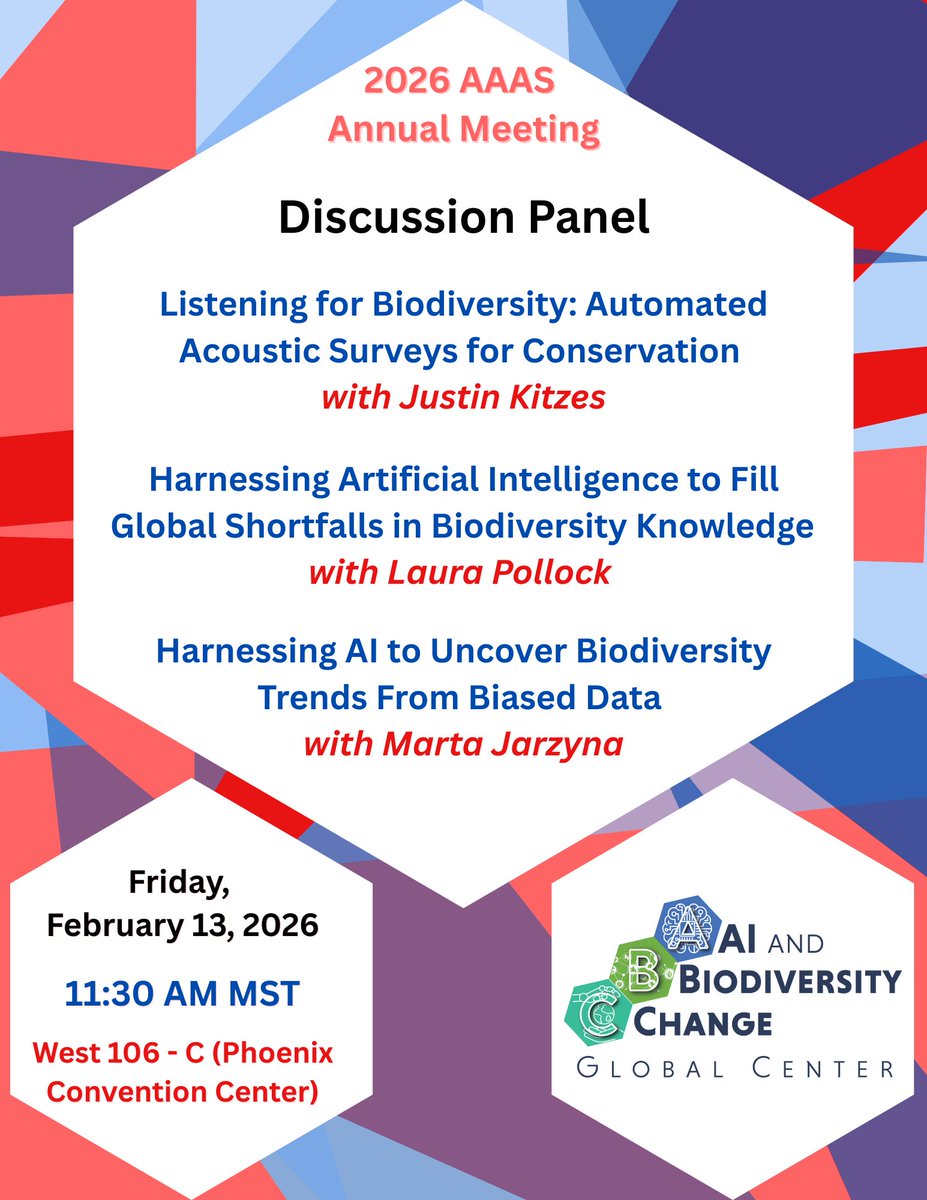 AI and Biodiversity Change Global Center tweet media