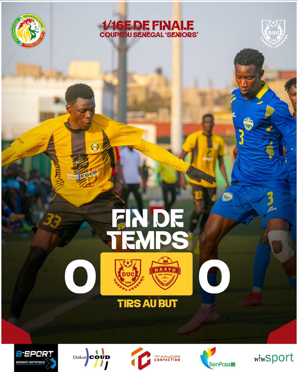 ducfoot's tweet image. Fin du temps règlementaire, place aux tirs au but !

ALLEZ DUC 🟡⚫️