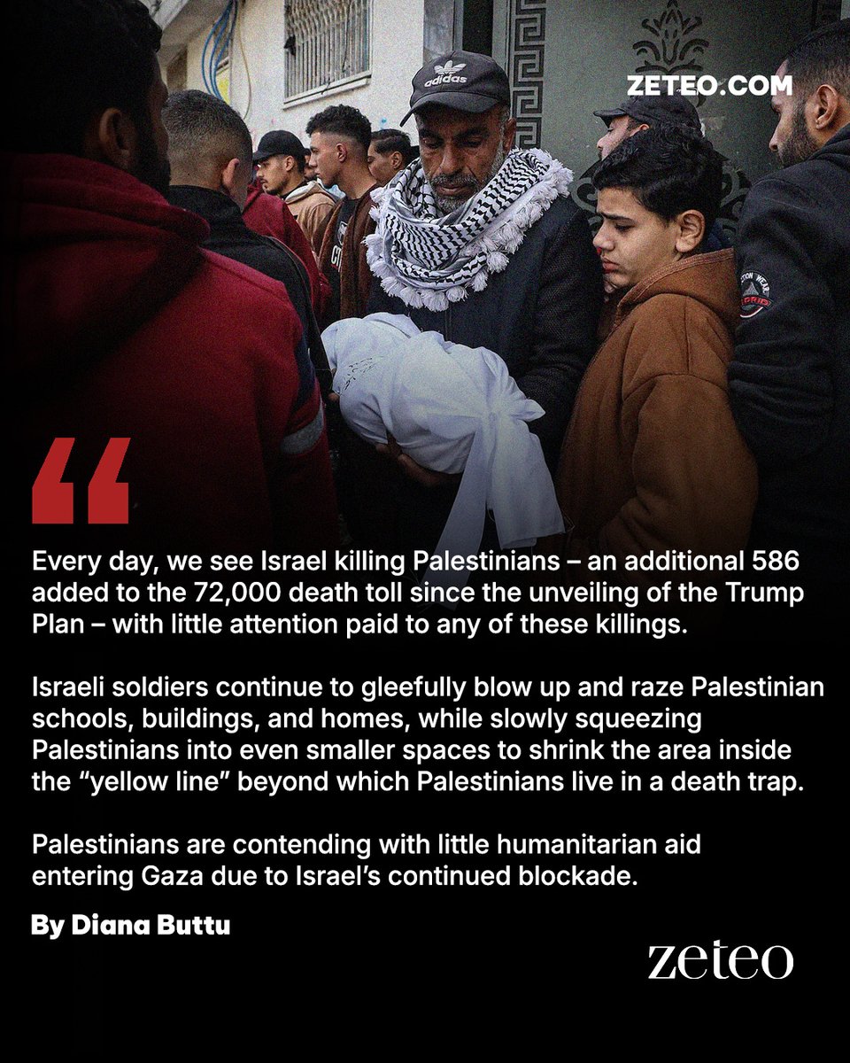 zeteo_news's tweet image. “The focus is on forgetting – pretending that genocide did not happen.”

Palestinian human rights lawyer @dianabuttu writes how Israel continues to brutalize Palestinians as the rest of the world moves on from Gaza.