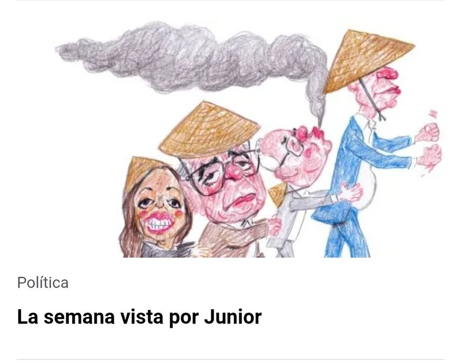 Junior nunca decepciona.