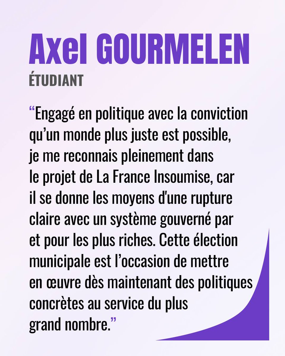 Je suis candidat sur la liste LFI Saint-Brieuc en commun pour cette élection municipale.

Nous mènerons frontalement le combat contre la précarité, l’isolement et les inégalités, en associant pleinement les Briochines et les Briochins aux décisions qui concernent leur quotidien.