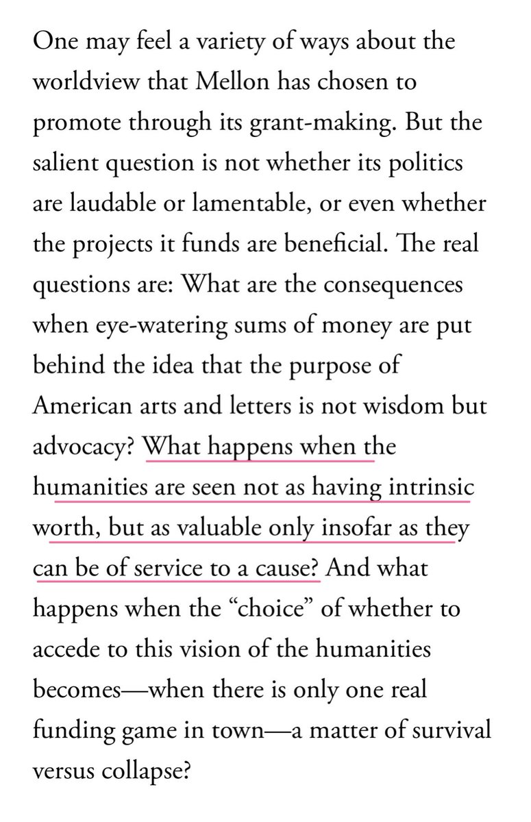 katrosenfield's tweet image. Really good article, and I don’t know which is upstream of the other (or maybe it’s a feedback loop?) but there’s a version of this mindset very prevalent in the art and literary worlds right now that is similarly impacting the work being produced