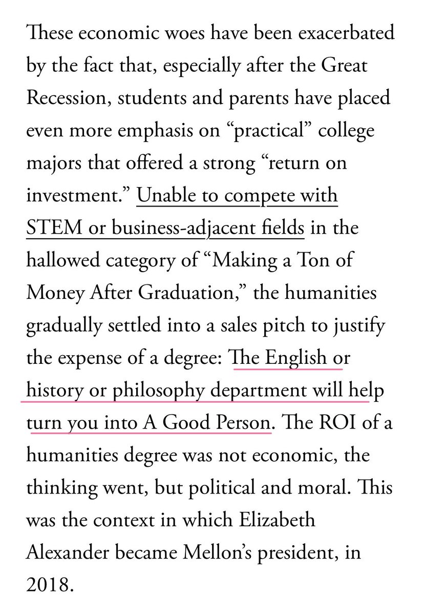 katrosenfield's tweet image. Really good article, and I don’t know which is upstream of the other (or maybe it’s a feedback loop?) but there’s a version of this mindset very prevalent in the art and literary worlds right now that is similarly impacting the work being produced