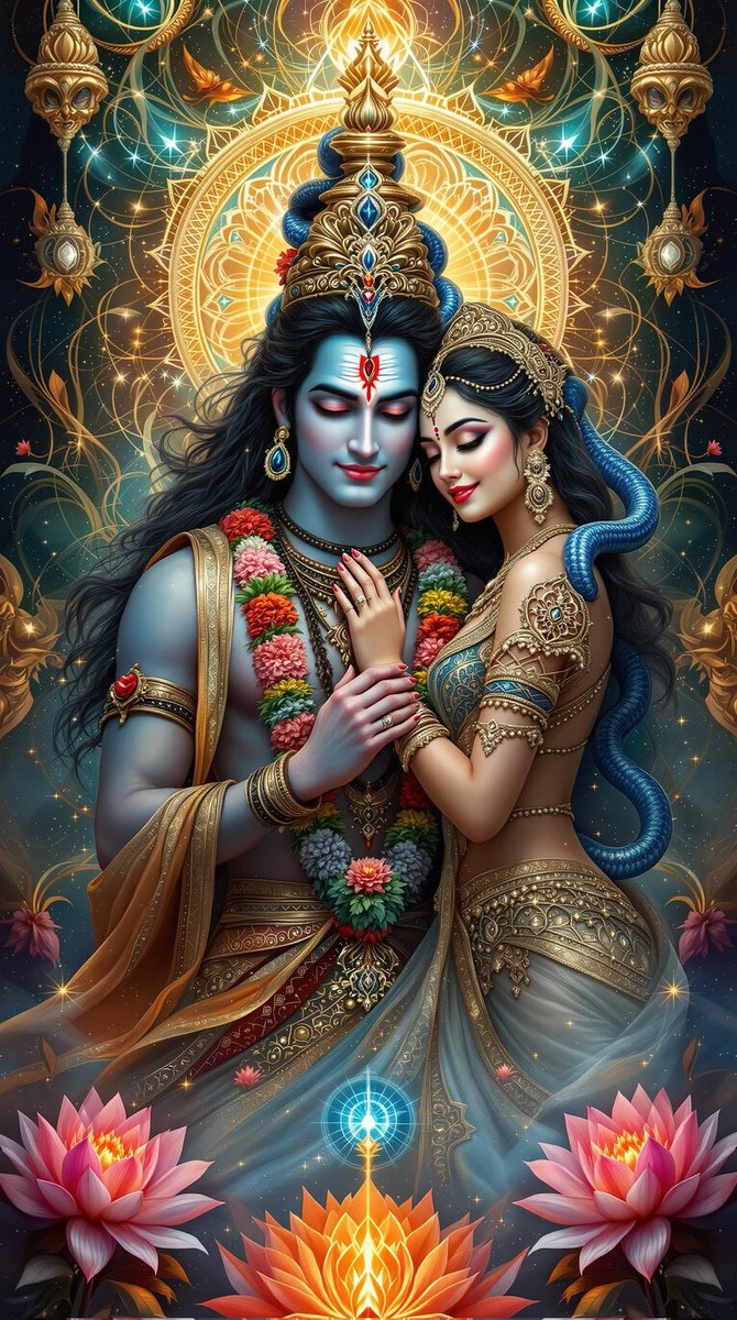 ये सिर्फ विवाह नहीं,
ये सृष्टि का पहला प्रेम है। 
शिव_शक्ति # हर_हर_महादेव  भोलेनाथ_की_भक्ति 🙏 # शकर_शंभू 
शुभ शुक्रवार