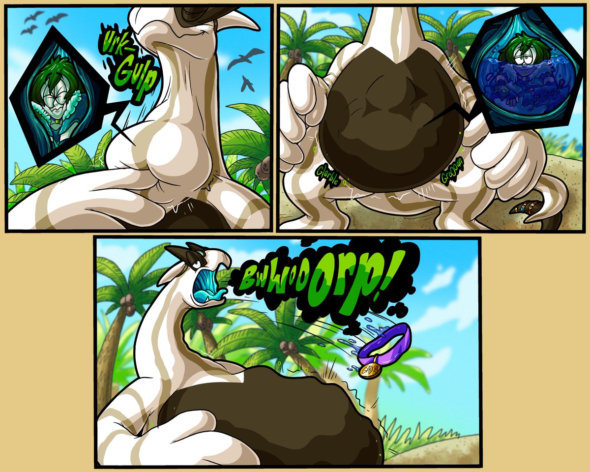 cw: #vore 

Seems like a human was eaten by a Lugia, bound to become extra heft for Lucius' rump ~

Human belongs to lyoen on Furaffinity 
Lucius the Lugia belongs to me 

Art is drawn by Breakfast Please on Furaffinity