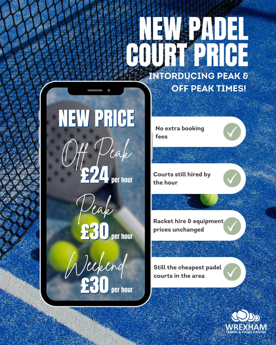 Wrexham Tennis & Padel Centre tweet media