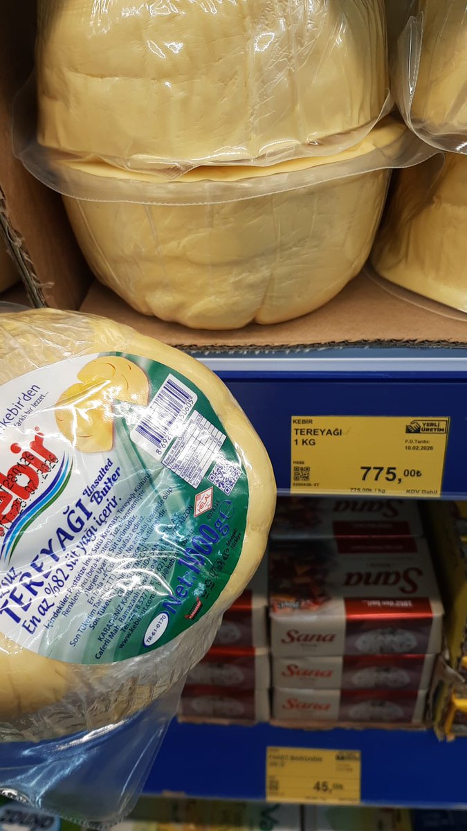 🔴 Zam Geldi!

BİM zincir marketinde bir kg tereyağına 186 lira zam geldi!