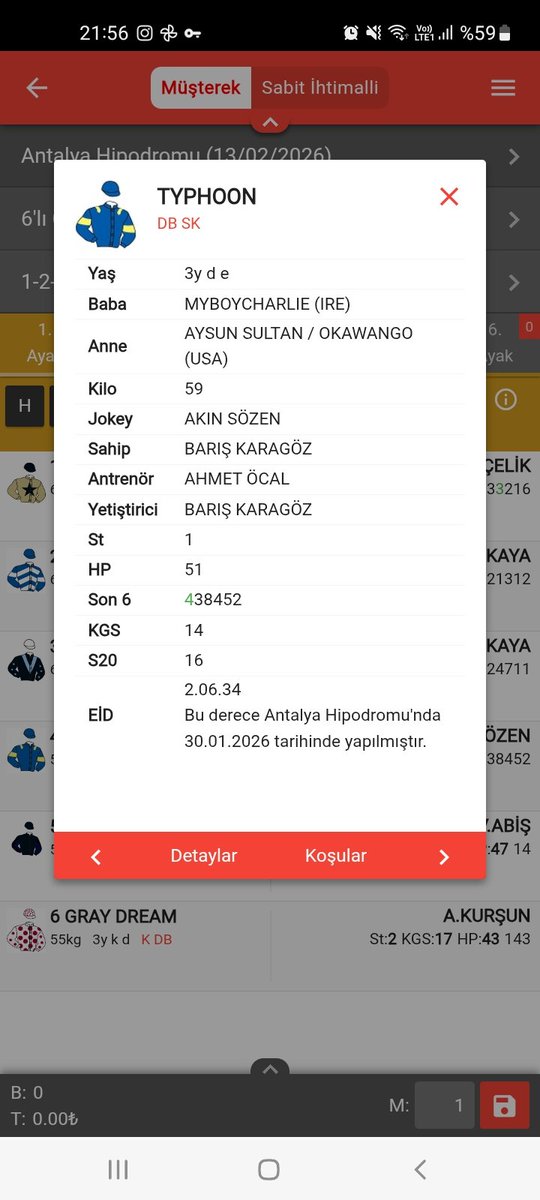 Kac yaristir ters yapıyorsun bize malum jokeyden kurtuldun ama bu sefer hacı ne yapar muamma