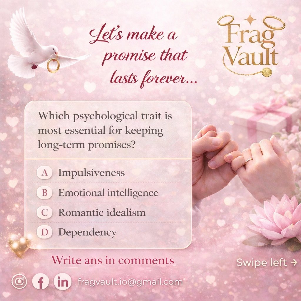 FragVault's tweet photo. 💝 Promise Day Special | Frag Vault 💍

Join our Valentine contest &amp; win 🎁✨
Winner on Feb 14 ❤️

#PromiseDay #FragVault #Valentine2 https://t.co/CMrHHlf7Eq