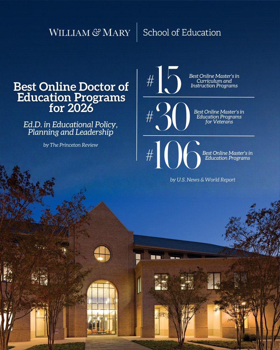 W&M School of Education tweet media