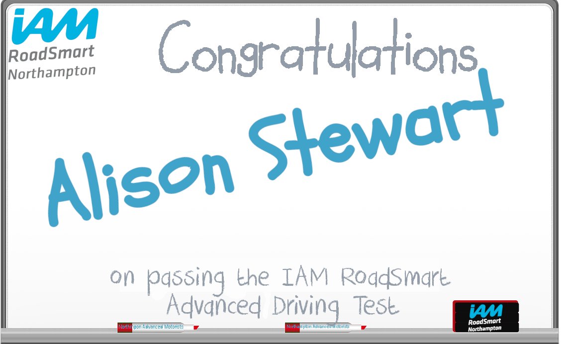 Northampton Advanced Motorists tweet media