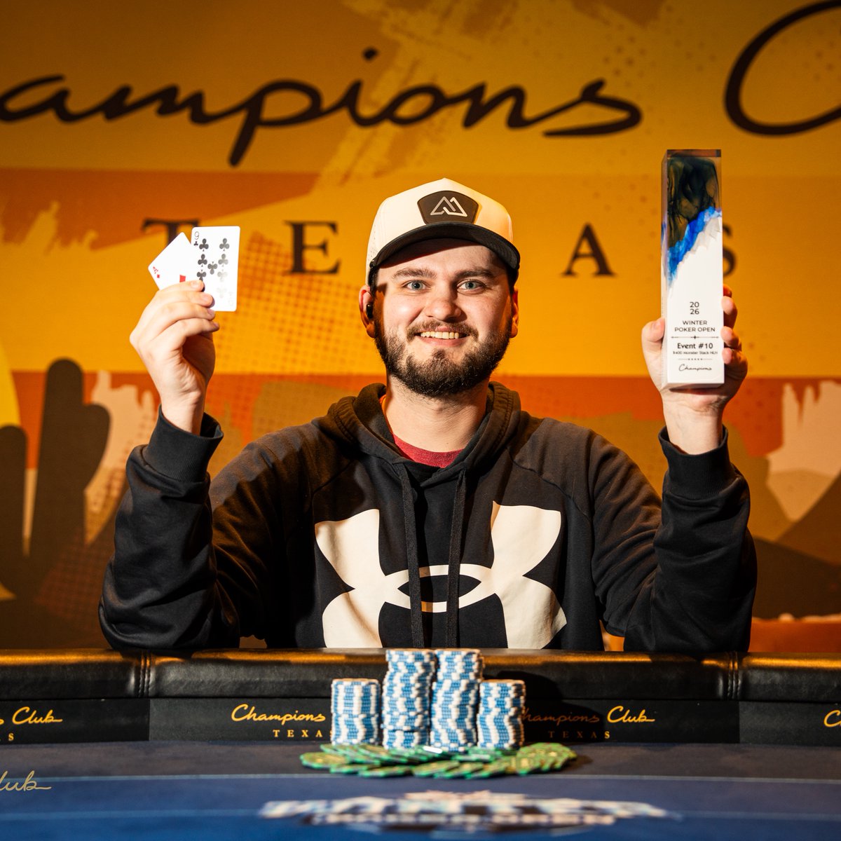 MONSTER stack. MONSTER performance. 🏆❄️ 

Congratulations to Matthew Cosentino, the EVENT 10: $100K GTD MONSTER STACK NLH Champion at the Winter Poker Open! What a run and what a finish! 

We’re down to the FINAL DAYS of the Winter Poker Open.  don’t miss your shot at a title.