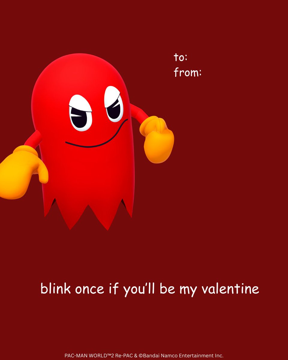 It's almost PAC-entine's Day! Send these to your boo 🫶 💖