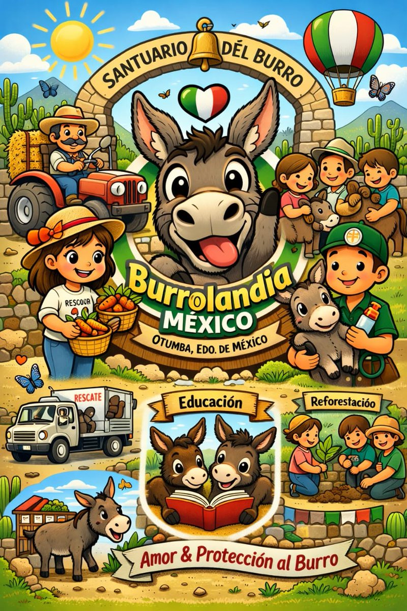 Burrolandia México tweet media