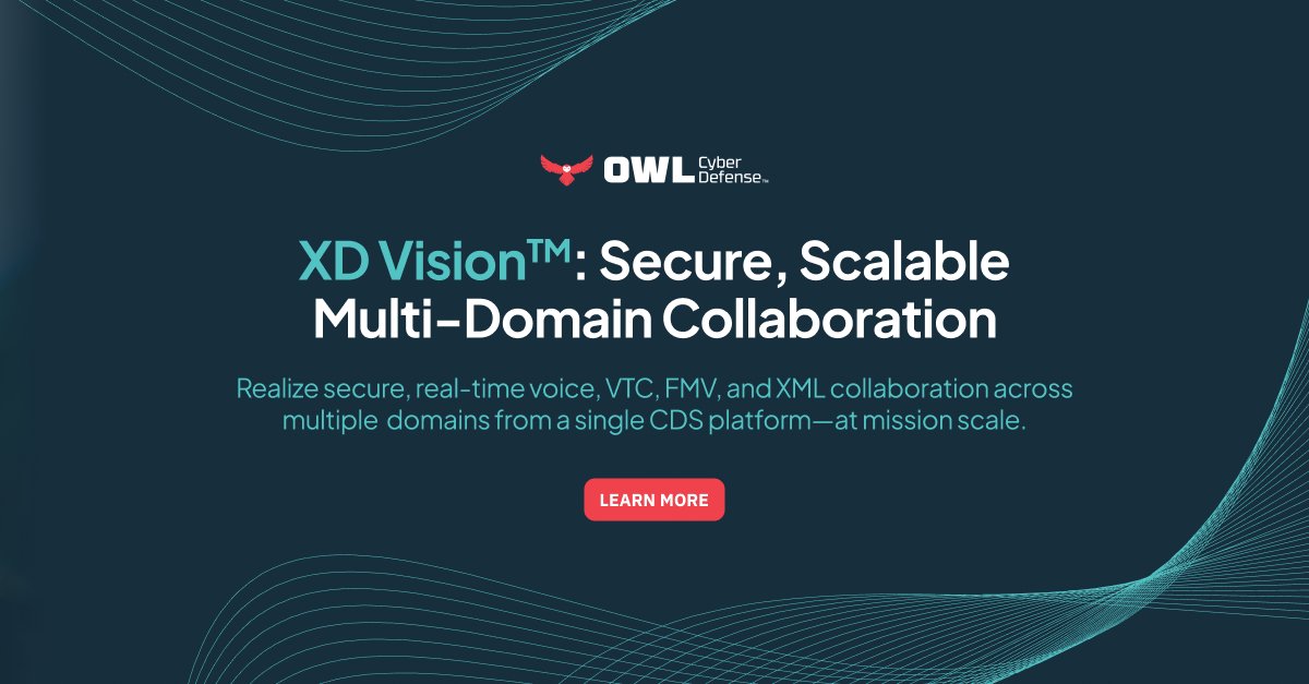XD Vision powers secure, real-time voice, VTC, FMV, and XML collaboration across multiple classified and coalition domains from a single CDS platform—at mission scale. Explore how XD Vision transforms multi-domain communication: hubs.la/Q0415yFP0