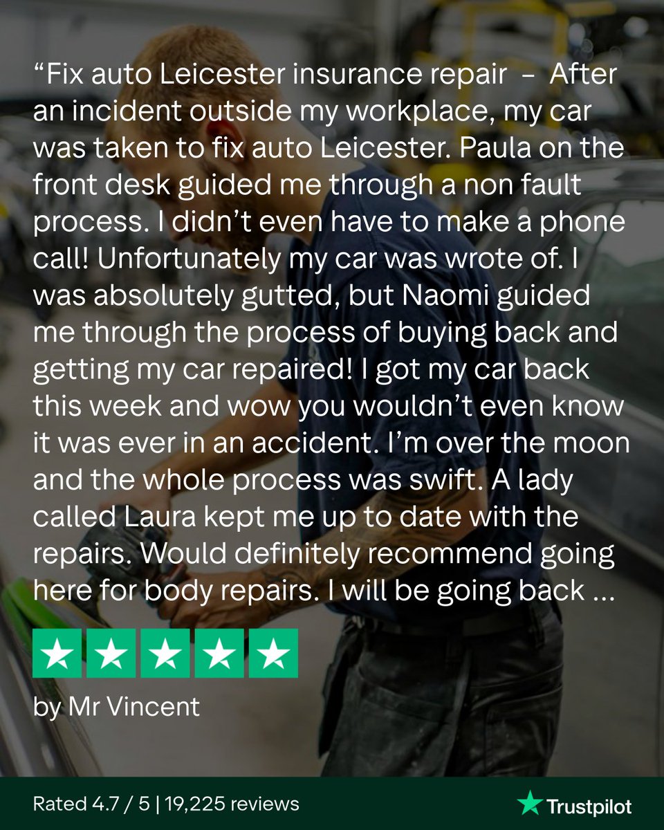 Fix Auto Leicester tweet media