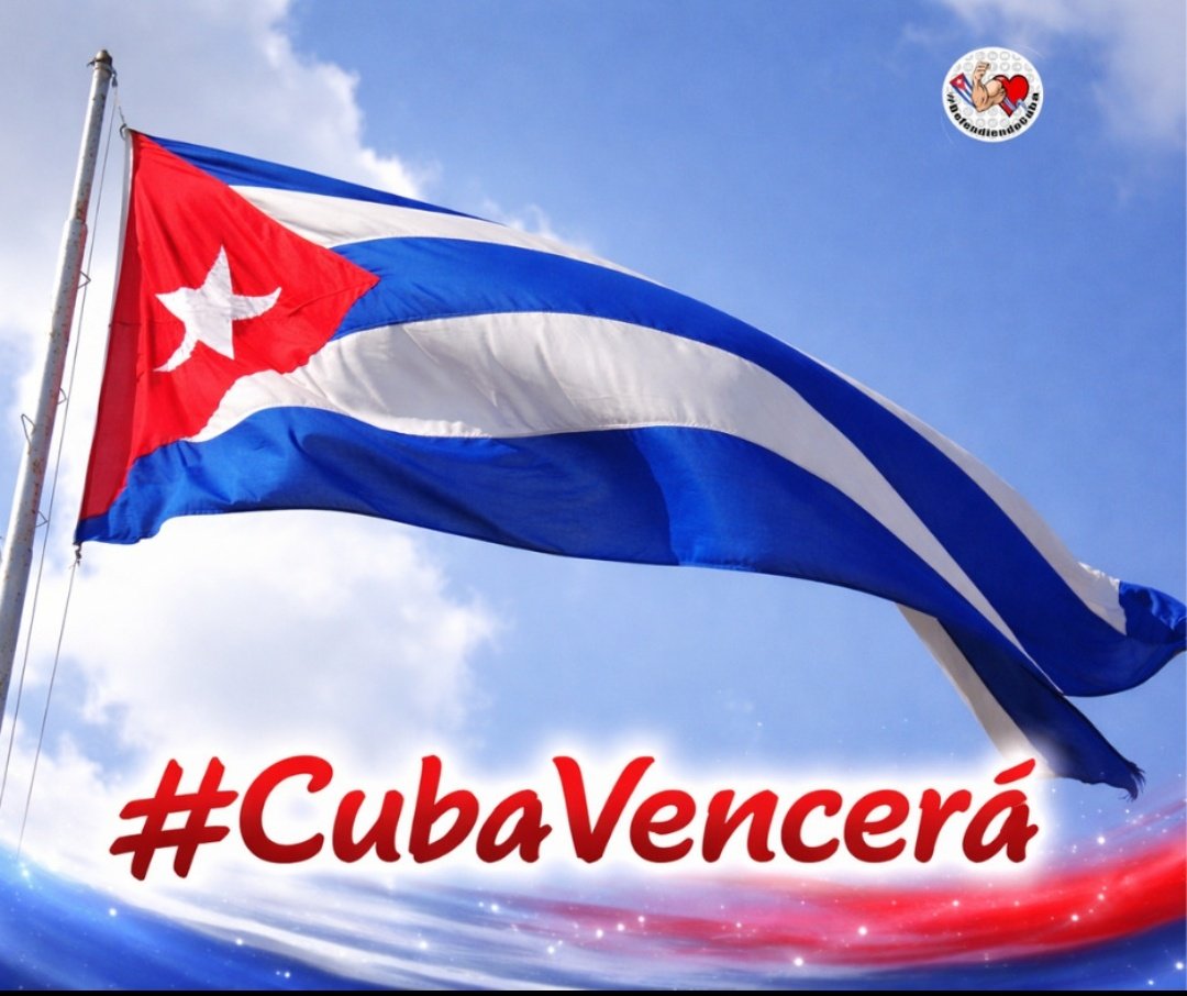 Cada arancel y cada amenaza de EE.UU se estrella contra la voluntad inquebrantable de la Revolución cubana.

#CubaVencerá
#DefendiendoCuba🇨🇺💪❤️