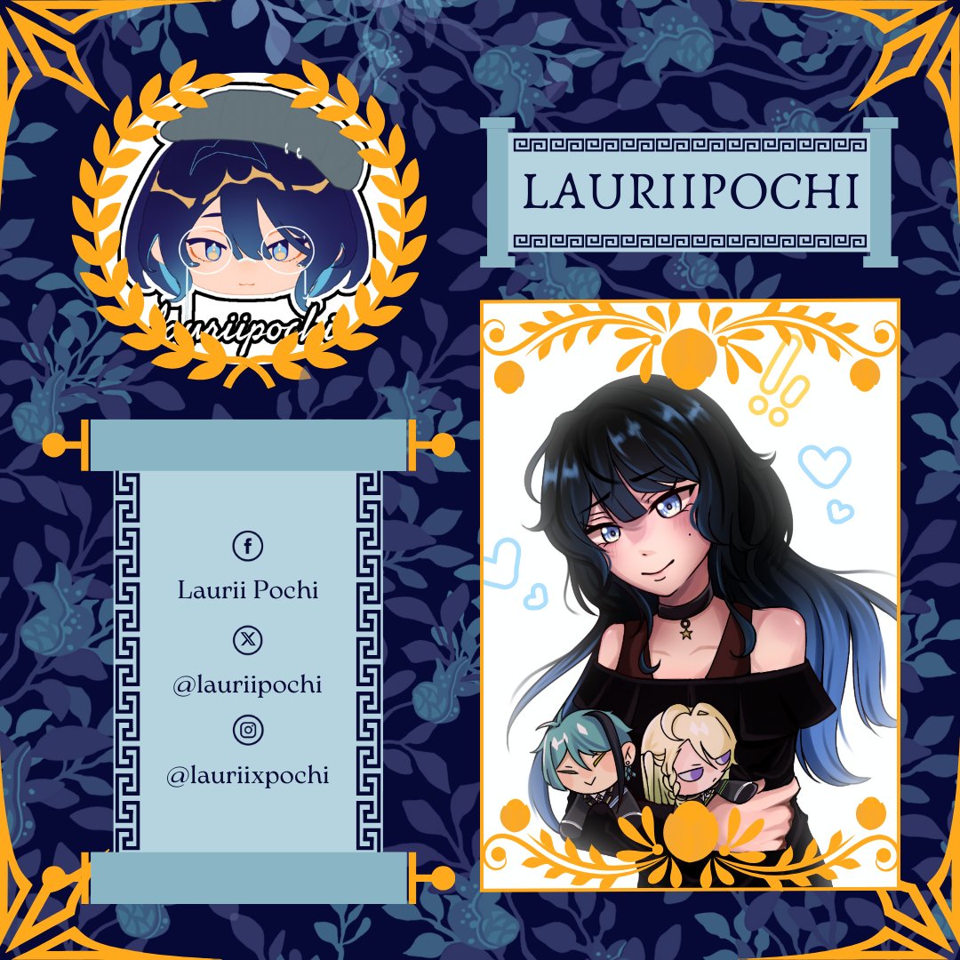 twstpartyph's tweet photo. ๐ CHARACTER SELECTED ๐
Meet Lauriipochi! She's the artist behind the Ortho Postcard for the event's kit. Check out her social media to see more of her art. โจ
#AbyssalCode #TwistedPartyPH #TwistedWonderland #Ignihyde #IdiaShroud #OrthoShroud https://t.co/XmpQEhtNpc