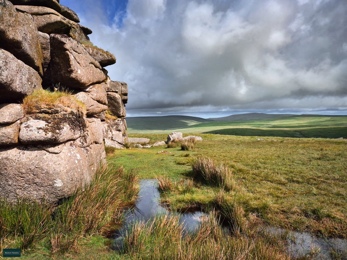 Quite possibly England's most remote place; Fur Tor  in the very centre of Dartmoor.