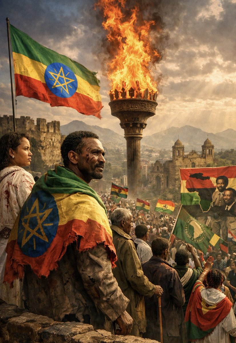 BMLenjiso's tweet photo. Ethiopia, with its scars and triumphs, keeps the flame of Pan-Africanism burning 🔥 https://t.co/cWiS0xVrDT