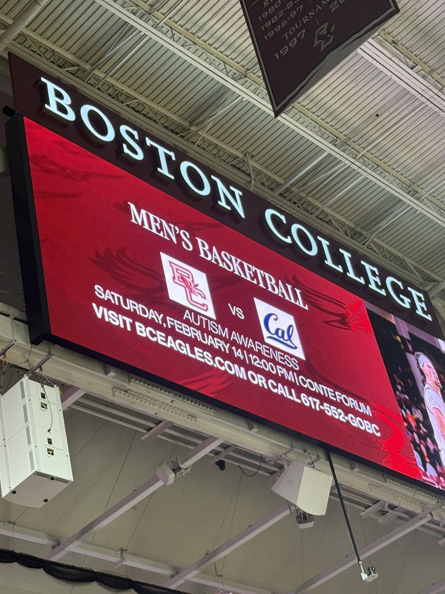 Sorry babe but I can’t make Valentine’s Day brunch, I have to go to Autism Awareness Day at the Conte Forum.