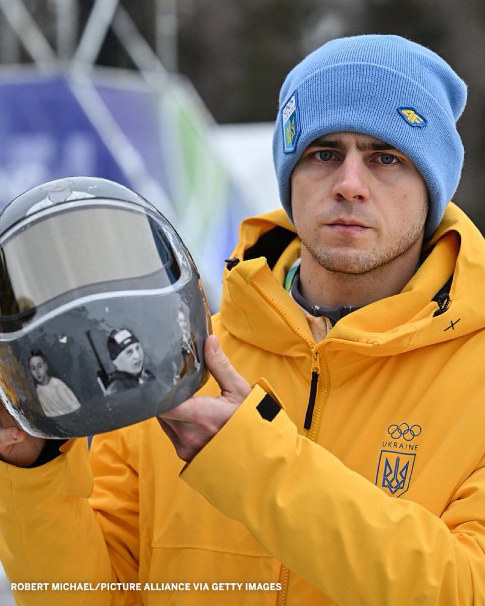 Stand with Vladyslav Heraskevych and the athletes and coaches he was trying to honor….🇺🇦💪!