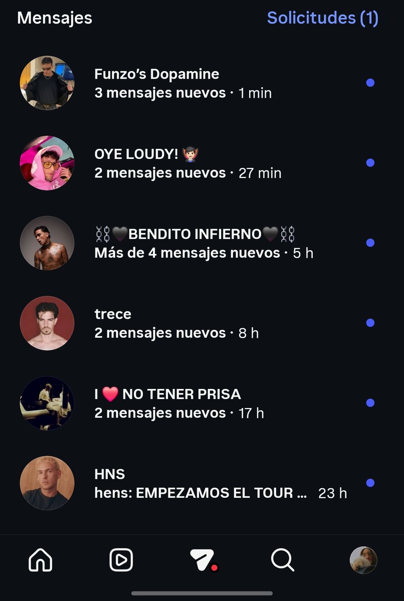 🗣: seguro que te hablas con muchos

Los que me escriben: