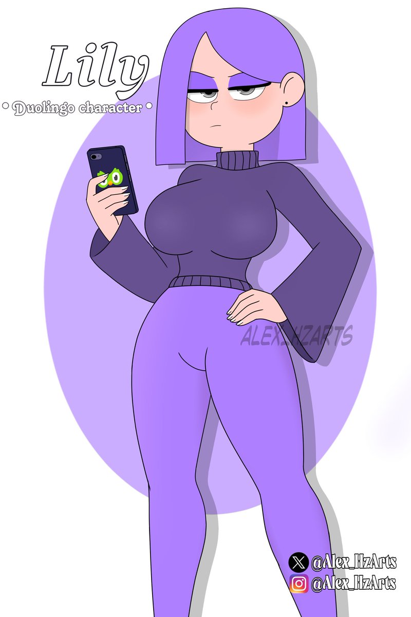 Alex_HzArts's tweet photo. My perspective of Lily is... Particular(. ❛ ᴗ ❛.)💜✨ | It looks good, right?
#commissionart #sfwart #Lilyduolingo #commissionopen #Duolingo #commisionpack #digitalart #sfwcommission #colors #drawing #digitalartist #Modeling https://t.co/U8sWAS48p9