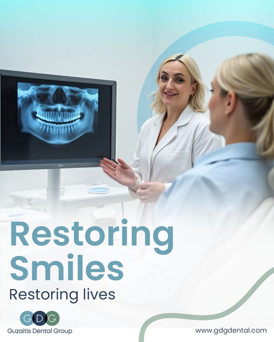 GuzaitisDG's tweet photo. A full-mouth restoration doesn’t just fix teeth, it restores function and confidence. 

Comfort, precision, and aesthetics all in one treatment.
 Start your smile restoration journey today → https://t.co/wZ3826DVJr

#guzaitisdentalgroup #fyp #viral #trending #viralshorts https://t.co/xAA5rE0L6n