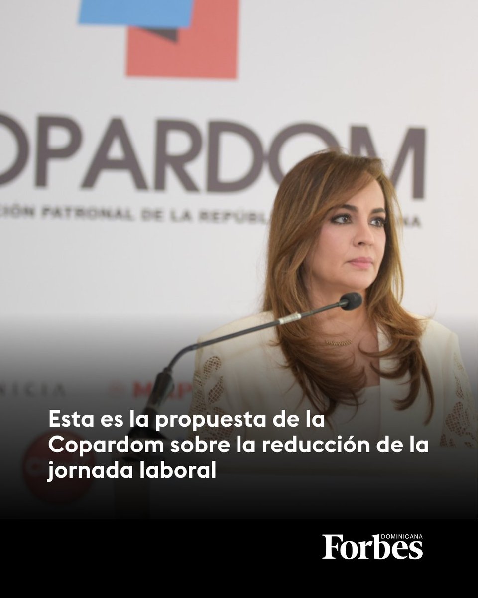 ⌛ Peña Izquierdo recordó que la experiencia internacional demuestra que las reducciones de las jornadas sólo generan resultados positivos cuando van acompañadas de mejoras sustanciales en la productividad.

🔗 La nota: forbes.do/actualidad/est…