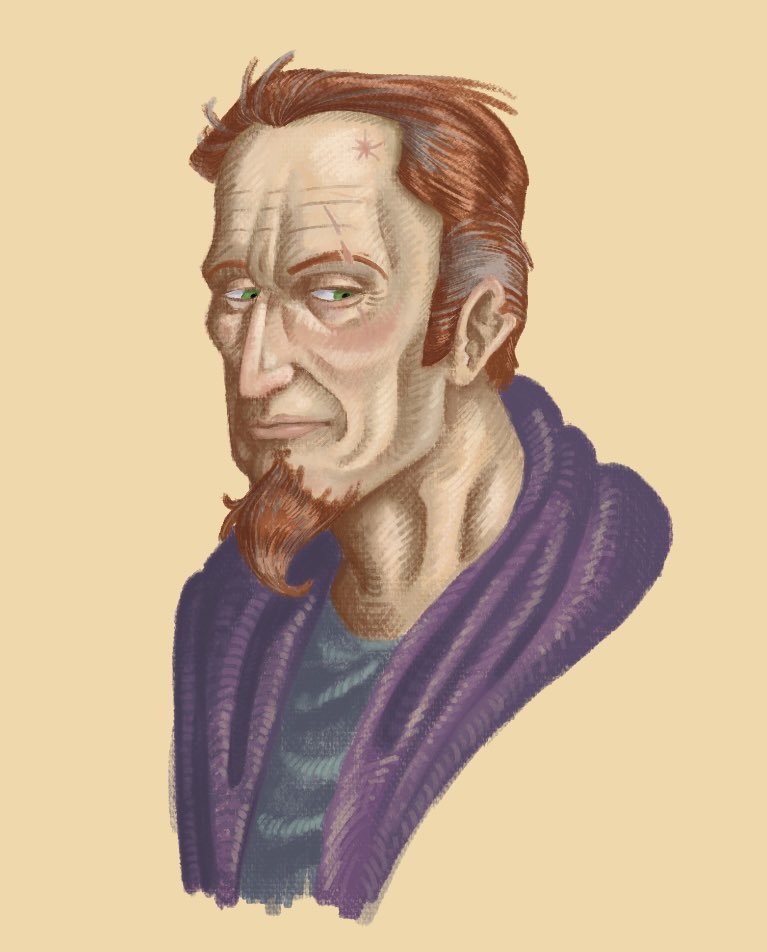 Coloring test with P4 (I wanted to make him actually look like P2 but old)