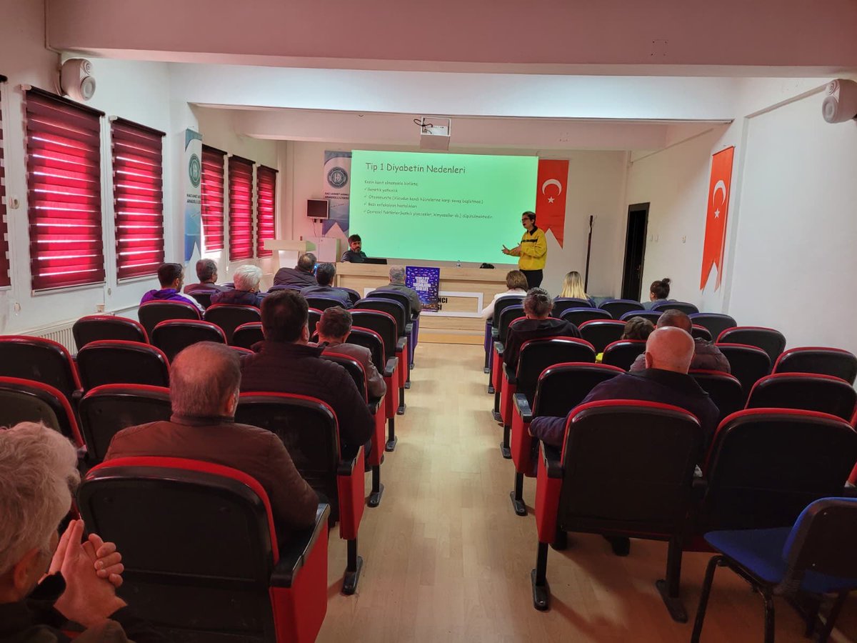 İl Milli Eğitim Müdürlüğümüz İlk Yardım Uzmanları Cumhuriyet Anadolu Lisesinde Diyabet Farkındalık Eğitimi verdiler. ⁦<a href="/meb_dhgm/">Destek Hizmetleri Genel Müdürlüğü</a>⁩ <a href="/omurfatih/">Ömür Fatih Karakullukçu</a>⁩ ⁦⁦<a href="/mebisgb/">İşyeri Sağlık ve Güvenlik Birimi Daire Başkanlığı</a>⁩ <a href="/ozkan_meb/">Özkan AVCI</a>⁩ ⁦<a href="/MalatyaMem/">MALATYA İL MİLLİ EĞİTİM MÜDÜRLÜĞÜ</a>⁩ ⁦<a href="/behcet_bakir/">behçet bakır 🇹🇷</a>⁩ ⁦<a href="/MAvsar44/">Avşar</a> <a href="/GlcanKILIN3/">Gülcan KILINÇ</a>