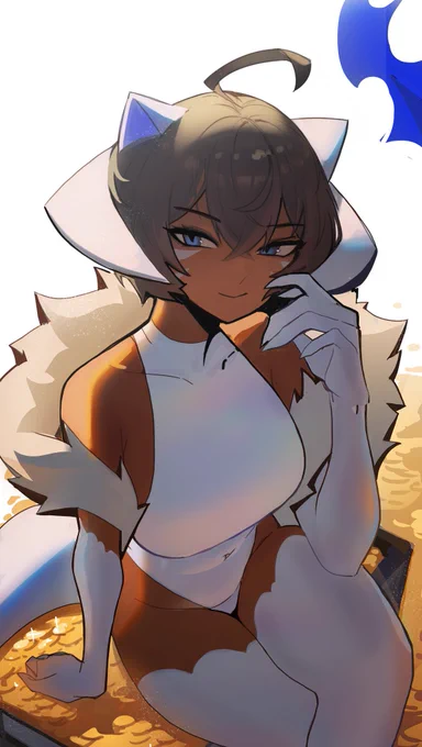 I think it's time to share my oc, Platinum Dragon Girl, with you all again... Say something nice about her!!!