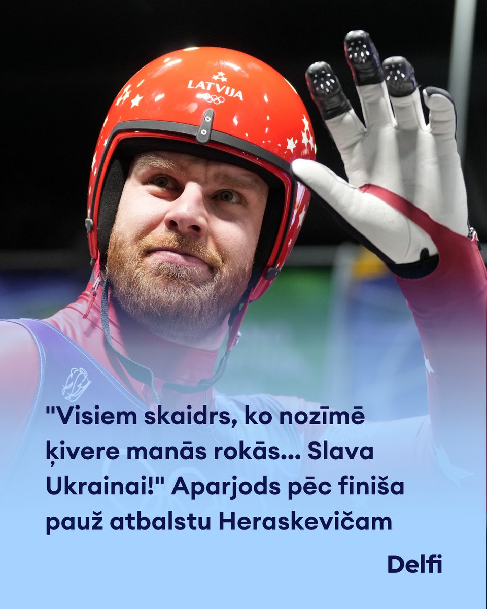 🇱🇻🤝🇺🇦 Kristers Aparjods ceturtdien pēc finiša Milānas un Kortīnas olimpisko spēļu stafetē veltīja emocionālus vārdus, paužot atbalstu diskvalificētajam ukraiņu skeletonistam <a href="/heraskevych/">Vladyslav Heraskevych OLY</a>.

📸 Edijs Pālens / <a href="/Olimpiade_lv/">LOK</a> 

delfi.lv/a/120106578