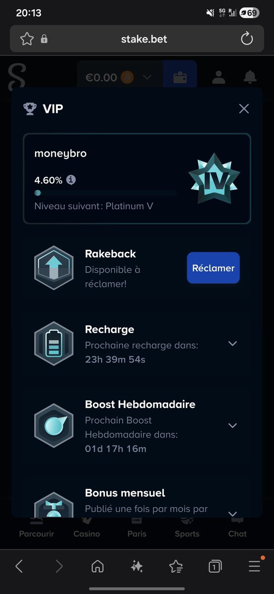 LouisDolbeau's tweet photo. @akahaon @Stake Got a plat 4 for you https://t.co/D5tmUwb5Q0