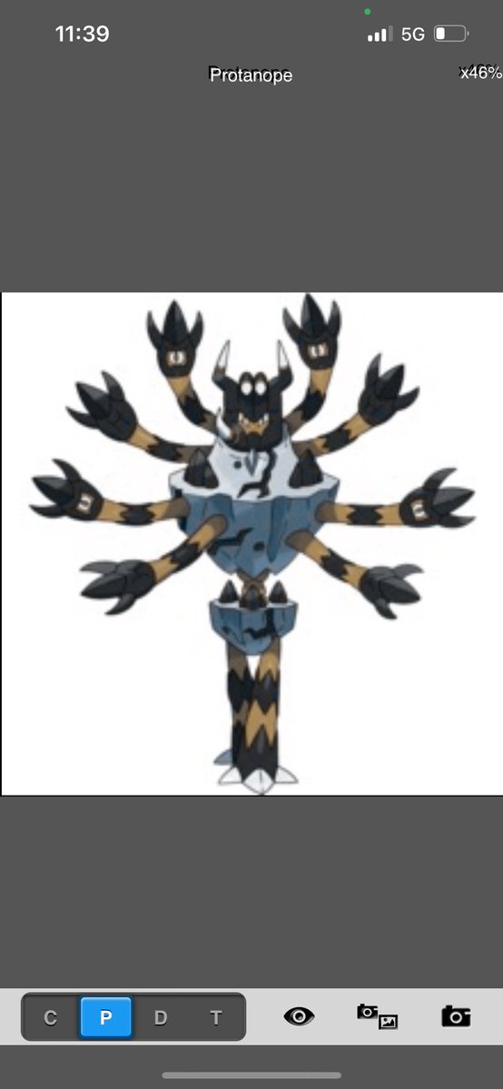 What Pokémon look like to me as a colorblind trainer part 477: Mega Barbaracle