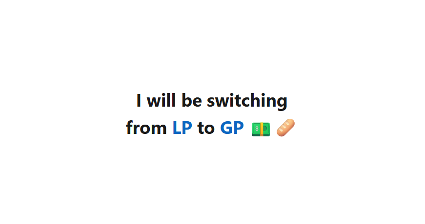 holistic_pm's tweet photo. It's happening!  In a few months, I will go on the other side of the fence after a decade as an LP. 
With a bit of structuring and time to clear all the regulatory hurdles, our fund dedicated to small secondaries should be ready in Q3. https://t.co/7Ff92HrFDf