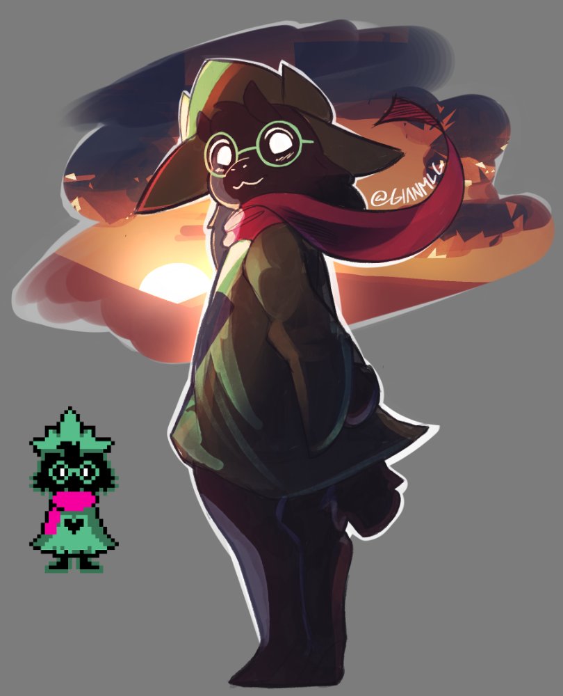 I have not played Deltarune yet but I love Ralsei's design a lot ngl...