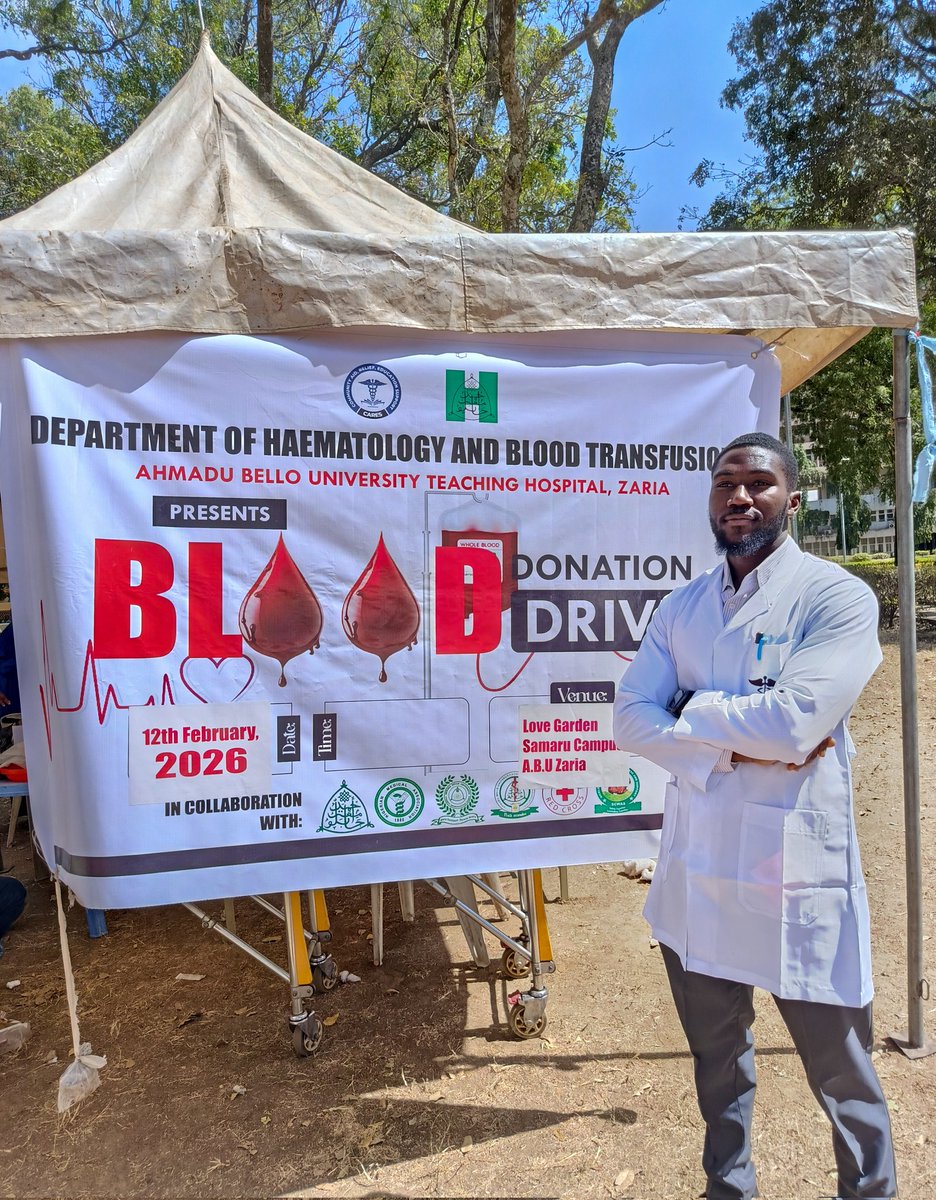 Vic_nehe's tweet photo. About today: Donated my blood at ABU Teaching Hospital's donation drive—my second time, and it felt amazing knowing one pint could save up to three lives! 🩸 Giving back to the community hits differently. Feeling super energized and grateful. You're eligible to be a lifesaver too https://t.co/p54aXkKU2I