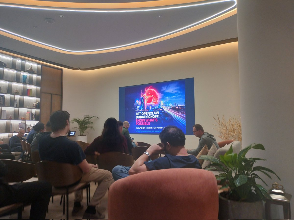 haatifff's tweet photo. thanks @AddyCrezee and @MarketChangers the meetup, got to see what people are doing with @openclaw https://t.co/DEu6GCzi0U