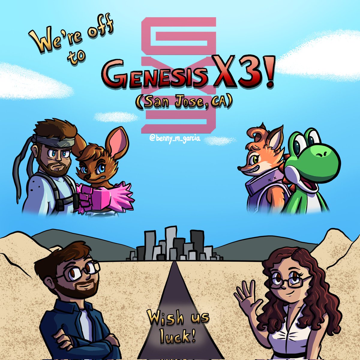 We're going to Genesis X3! My brother and I are competing in Smash Ultimate and Rivals 2! Look out for Hoxton and Joule Thief in brackets! 
#GenesisX3